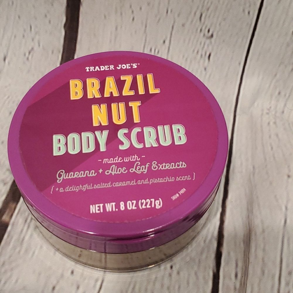 Trader Joe's Limited Brazil Nut body scrub 8oz NWT